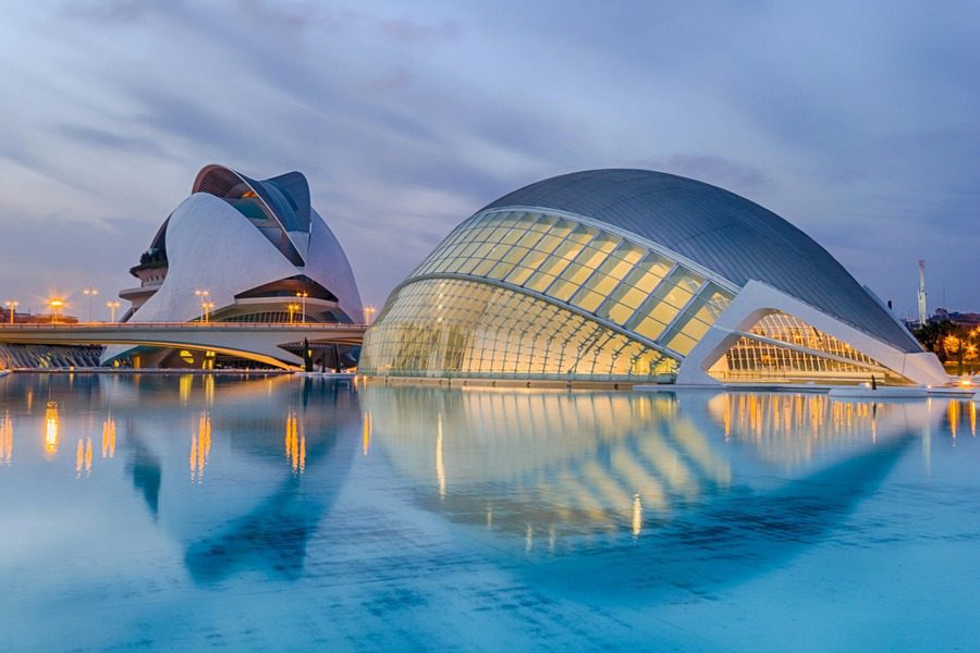 Valencia arts and science buiding